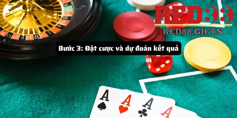 Bước 3: Đặt cược và dự đoán kết quả