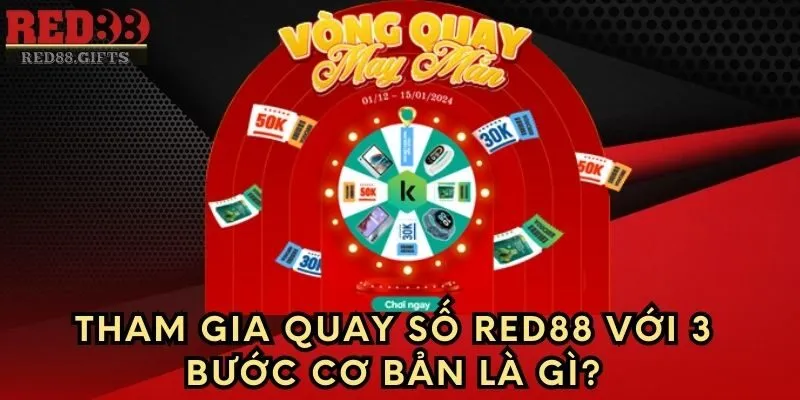 Tham gia Quay Số Red88 với 3 bước cơ bản là gì?